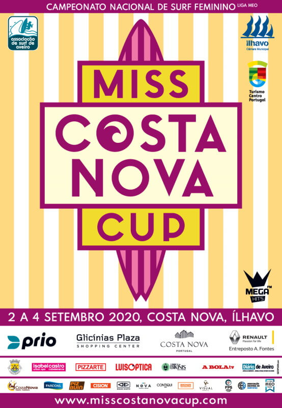 MISS COSTA NOVA CUP 2020 REALIZA-SE DE 2 A 4 DE SETEMBRO